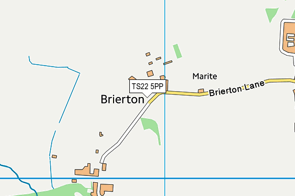 TS22 5PP map - OS VectorMap District (Ordnance Survey)