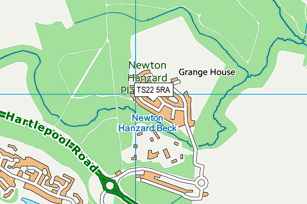 TS22 5RA map - OS VectorMap District (Ordnance Survey)