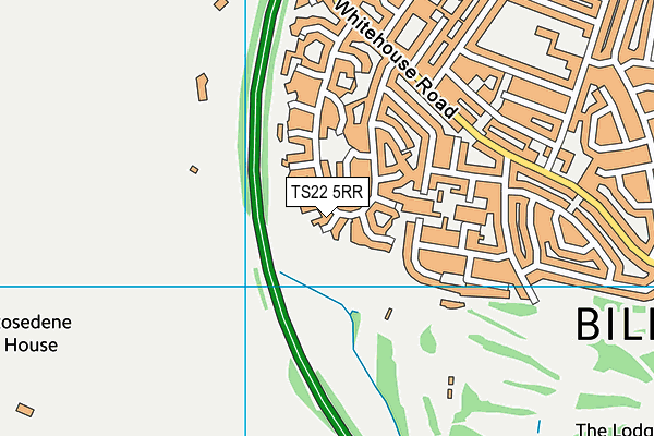 TS22 5RR map - OS VectorMap District (Ordnance Survey)