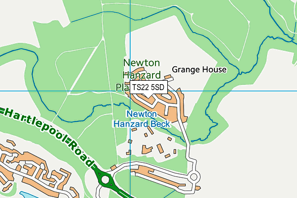 TS22 5SD map - OS VectorMap District (Ordnance Survey)