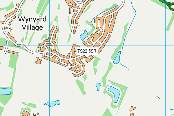 TS22 5SR map - OS VectorMap District (Ordnance Survey)