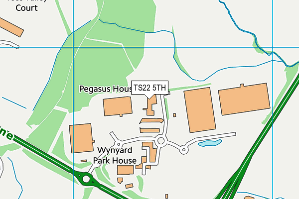 TS22 5TH map - OS VectorMap District (Ordnance Survey)