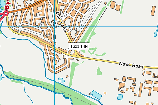 TS23 1HN map - OS VectorMap District (Ordnance Survey)