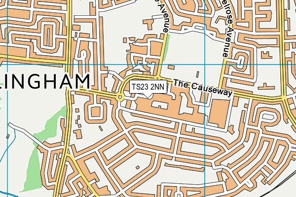 TS23 2NN map - OS VectorMap District (Ordnance Survey)