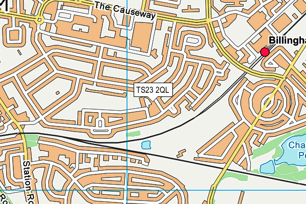 TS23 2QL map - OS VectorMap District (Ordnance Survey)