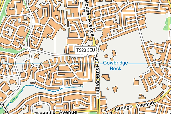 High Grange map (TS23 3EU) - OS VectorMap District (Ordnance Survey)