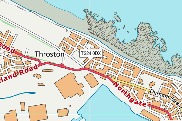 St. Begas R.c. Primary School map (TS24 0DX) - OS VectorMap District (Ordnance Survey)