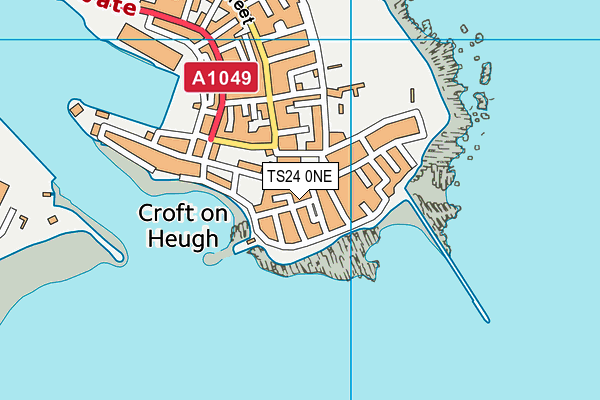 TS24 0NE map - OS VectorMap District (Ordnance Survey)