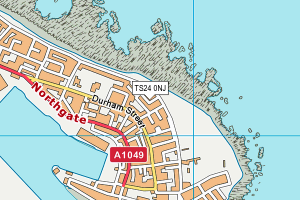 TS24 0NJ map - OS VectorMap District (Ordnance Survey)