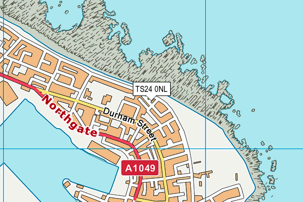 TS24 0NL map - OS VectorMap District (Ordnance Survey)