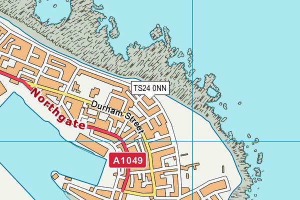 TS24 0NN map - OS VectorMap District (Ordnance Survey)