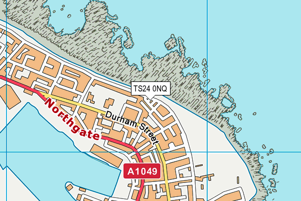 TS24 0NQ map - OS VectorMap District (Ordnance Survey)