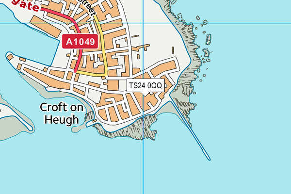 TS24 0QQ map - OS VectorMap District (Ordnance Survey)