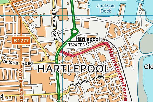 Street Map Of Hartlepool Ts24 7Eb Maps, Stats, And Open Data