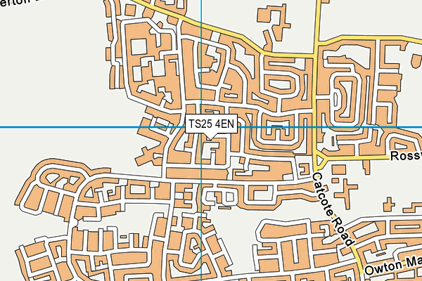 TS25 4EN map - OS VectorMap District (Ordnance Survey)