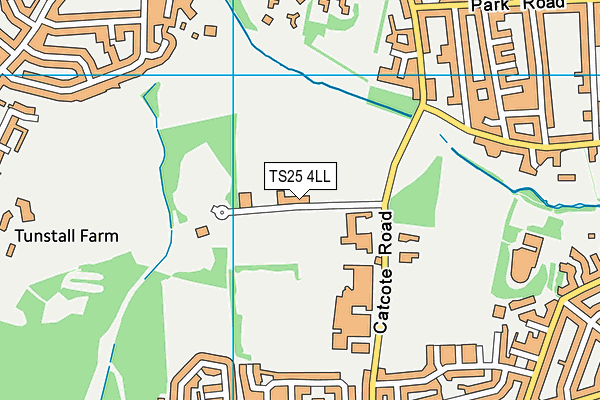 Summerhill Country Park map (TS25 4LL) - OS VectorMap District (Ordnance Survey)