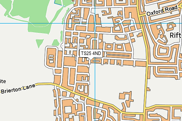 TS25 4ND map - OS VectorMap District (Ordnance Survey)