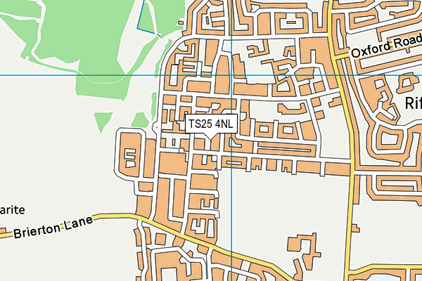 TS25 4NL map - OS VectorMap District (Ordnance Survey)