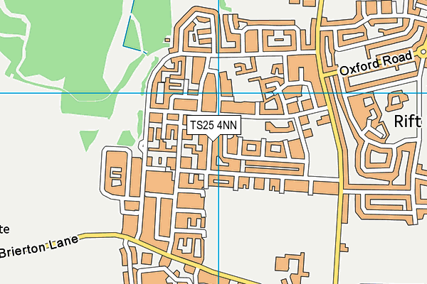 TS25 4NN map - OS VectorMap District (Ordnance Survey)