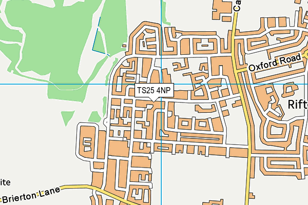 TS25 4NP map - OS VectorMap District (Ordnance Survey)