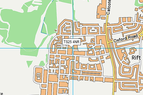TS25 4NR map - OS VectorMap District (Ordnance Survey)