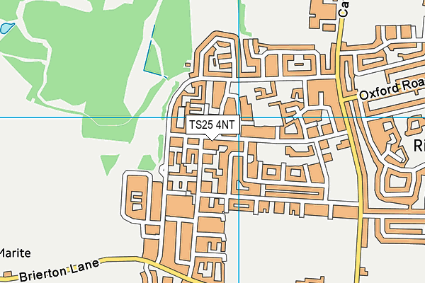 TS25 4NT map - OS VectorMap District (Ordnance Survey)