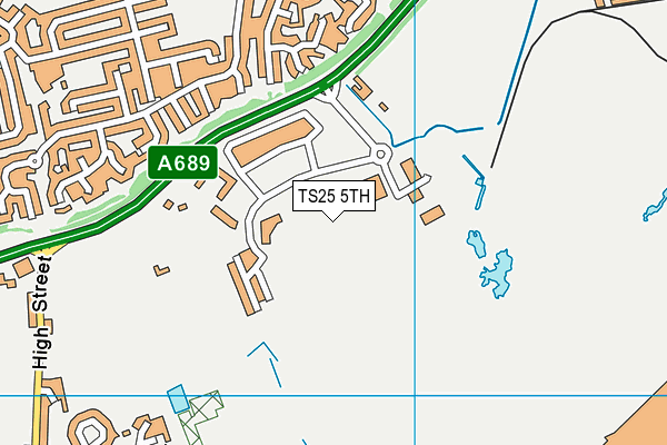 TS25 5TH map - OS VectorMap District (Ordnance Survey)