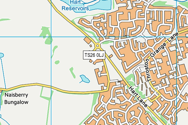 TS26 0LJ map - OS VectorMap District (Ordnance Survey)