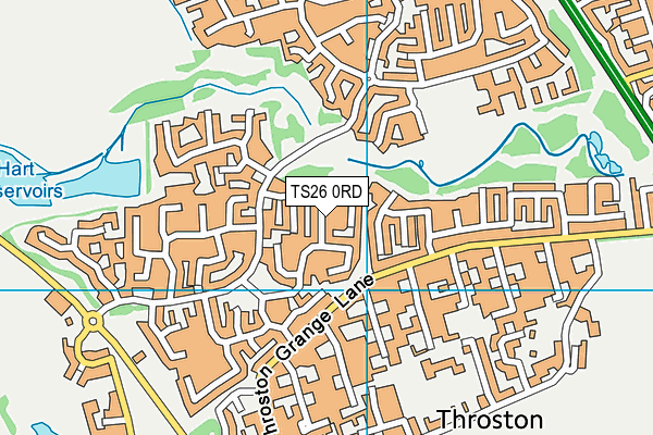 TS26 0RD map - OS VectorMap District (Ordnance Survey)