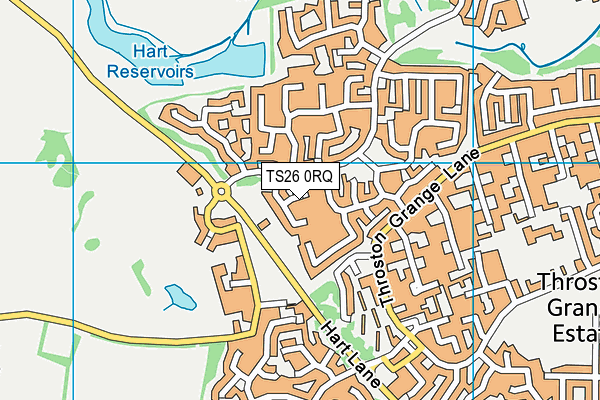 TS26 0RQ map - OS VectorMap District (Ordnance Survey)