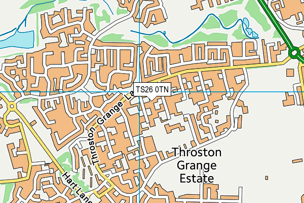 TS26 0TN map - OS VectorMap District (Ordnance Survey)