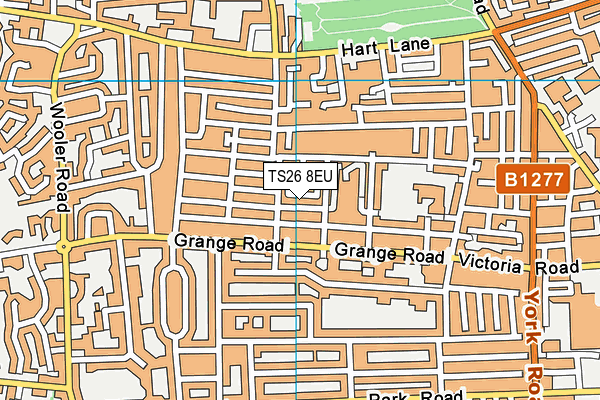 TS26 8EU map - OS VectorMap District (Ordnance Survey)