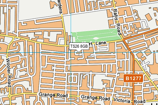 TS26 8GB map - OS VectorMap District (Ordnance Survey)