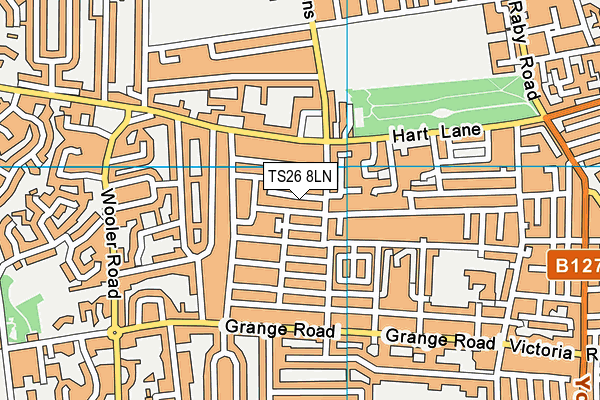 TS26 8LN map - OS VectorMap District (Ordnance Survey)