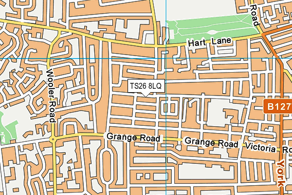 TS26 8LQ map - OS VectorMap District (Ordnance Survey)