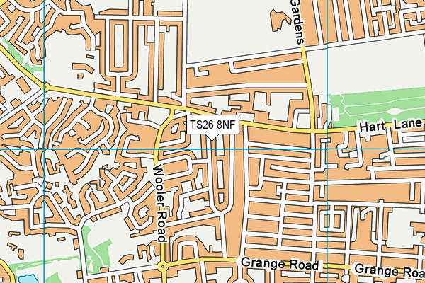 TS26 8NF map - OS VectorMap District (Ordnance Survey)