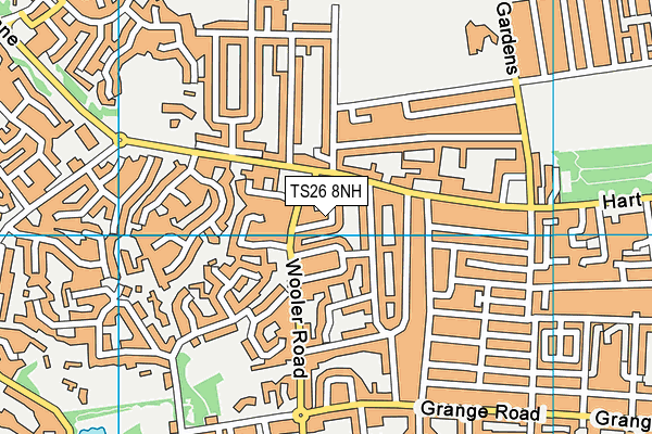 TS26 8NH map - OS VectorMap District (Ordnance Survey)