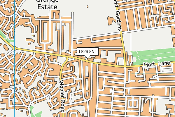 Sacred Heart Catholic Primary School, Hartlepool map (TS26 8NL) - OS VectorMap District (Ordnance Survey)