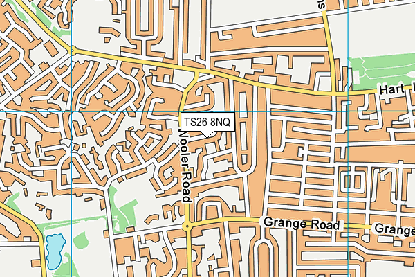 TS26 8NQ map - OS VectorMap District (Ordnance Survey)