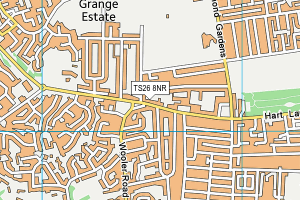 TS26 8NR map - OS VectorMap District (Ordnance Survey)