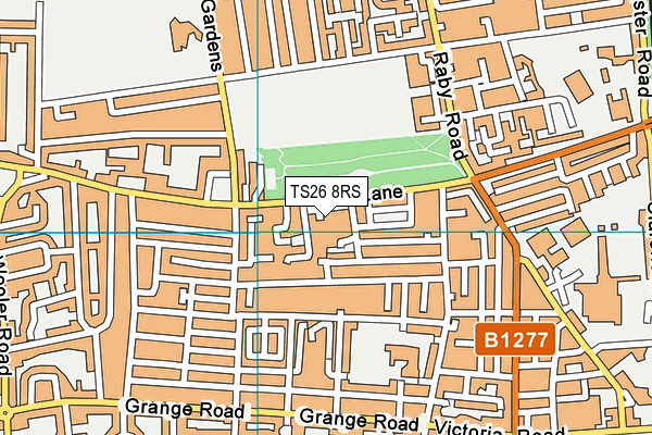 TS26 8RS map - OS VectorMap District (Ordnance Survey)