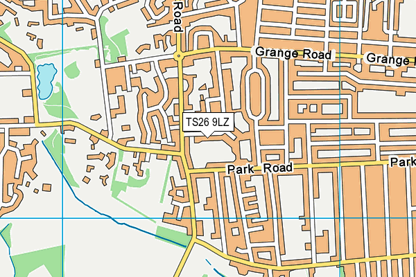 TS26 9LZ map - OS VectorMap District (Ordnance Survey)