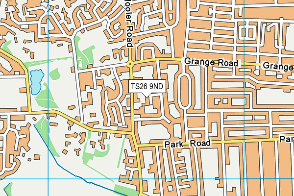 TS26 9ND map - OS VectorMap District (Ordnance Survey)