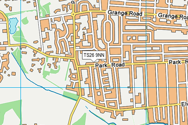 TS26 9NN map - OS VectorMap District (Ordnance Survey)