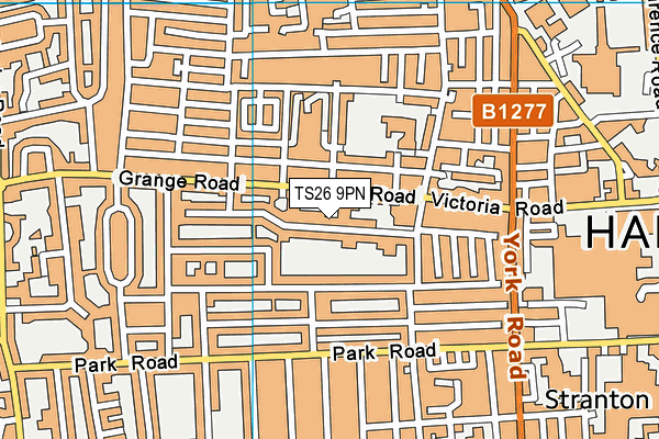 TS26 9PN map - OS VectorMap District (Ordnance Survey)