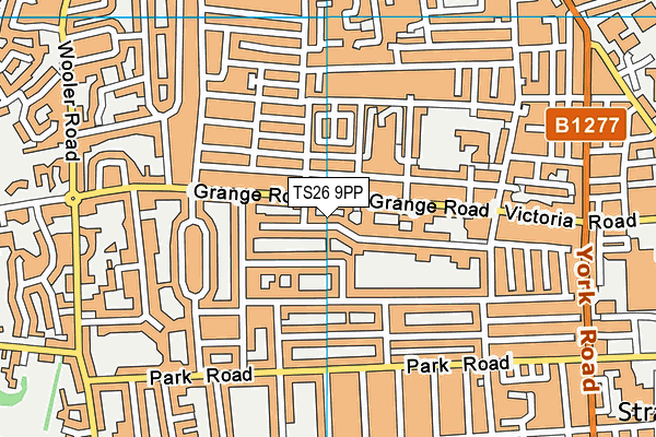TS26 9PP map - OS VectorMap District (Ordnance Survey)