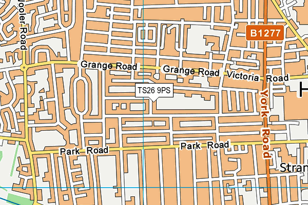 TS26 9PS map - OS VectorMap District (Ordnance Survey)