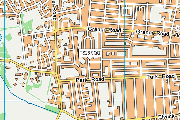 TS26 9QQ map - OS VectorMap District (Ordnance Survey)