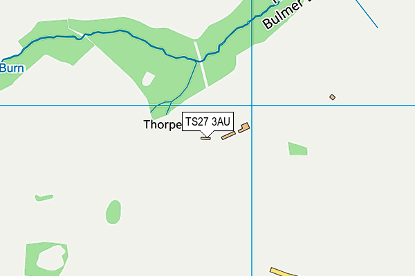 TS27 3AU map - OS VectorMap District (Ordnance Survey)