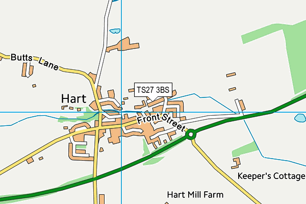 TS27 3BS map - OS VectorMap District (Ordnance Survey)